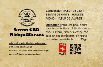 Savon au CBD - Rééquilibrant - Swiss Made – Image 3